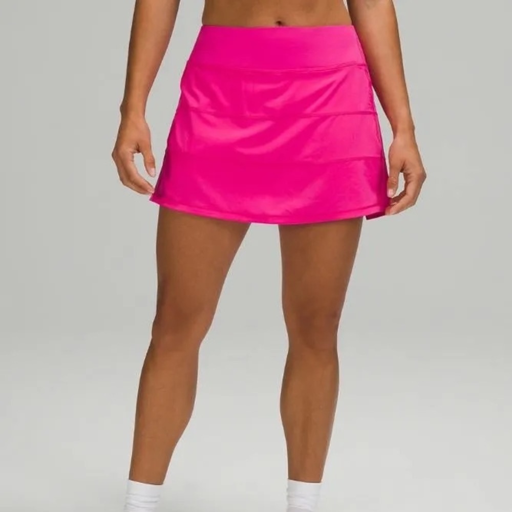 Lululemon Sonic Pink Pace Rival Mid-Rise Skirt